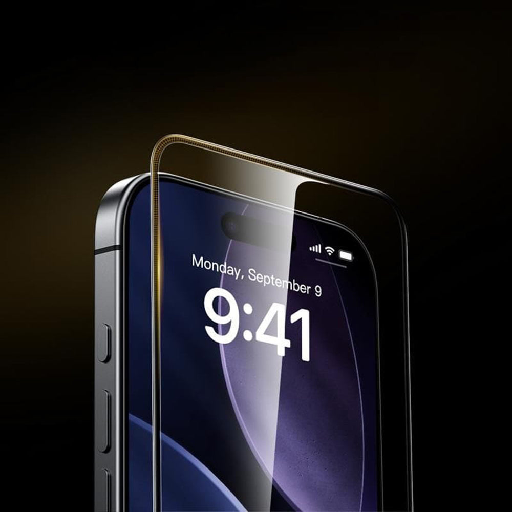 Folia ochronna do ekranu ESR UltraFit Armorite Pro dla Apple iPhone 17 Pro Max, Hartowane szkło, Pełne klejenie, Czarna