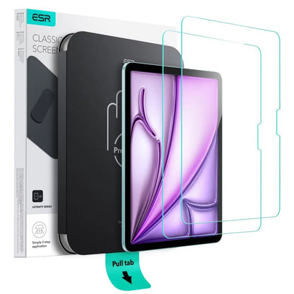 Folia ochronna na ekran ESR UltraFit do Apple iPad Air 11 (2026) / Air 11 (2025), szkło hartowane, pełna klej, zestaw 2 sztuki