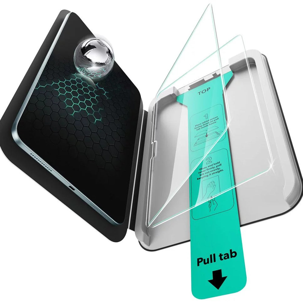 Folia ochronna na ekran ESR UltraFit do Apple iPad Air 13 (2026) / Pro 13 (2025), szkło hartowane, pełna warstwa kleju, zestaw 2 sztuki