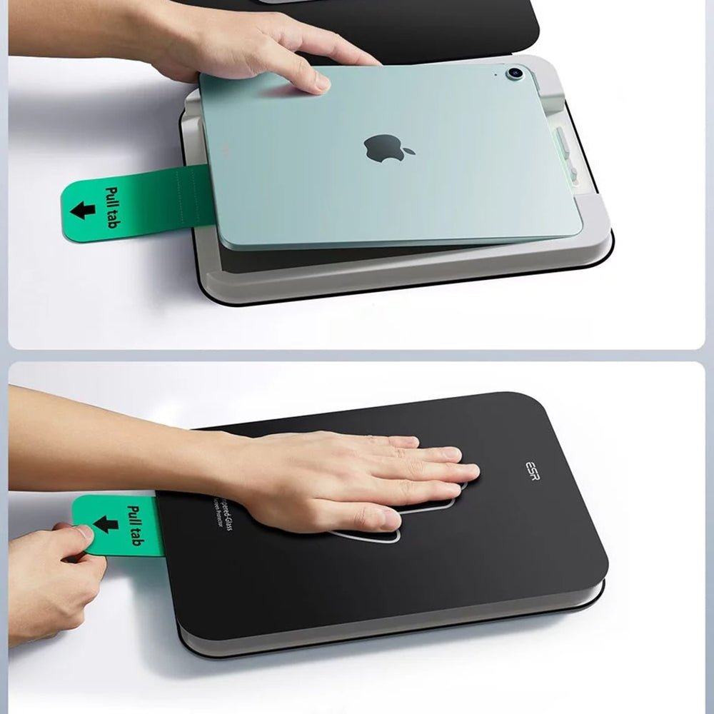Folia ochronna na ekran ESR UltraFit do Apple iPad Air 13 (2026) / Pro 13 (2025), szkło hartowane, pełna warstwa kleju, zestaw 2 sztuki