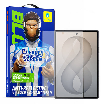 Folia ochronna na ekran zewnętrzny Blueo Anti-Reflective HD do Samsung Galaxy Z Fold8 F976, szkło hartowane, pełna klej, czarna