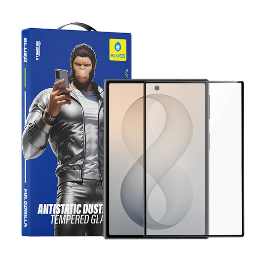 Folia ochronna na ekran zewnętrzny Blueo HD do Samsung Galaxy Z Fold8 F971, szkło hartowane, pełna klej, 2.5D, czarna