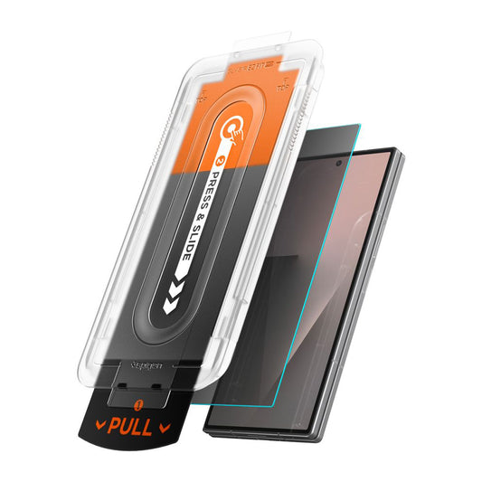 Folia ochronna na ekran zewnętrzny Privacy Spigen GlastR EZ FIT Pro HD do Samsung Galaxy Z Fold8 Ultra F976, szkło hartowane, pełna warstwa kleju