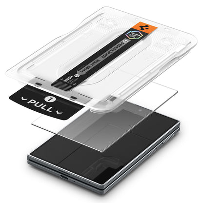 Spigen GlastR EZ FIT Pro HD Exterior Screen Protector for Samsung Galaxy Z Fold8 F971, Tempered Glass, Full Glue, Set of 2 pieces AGL11943