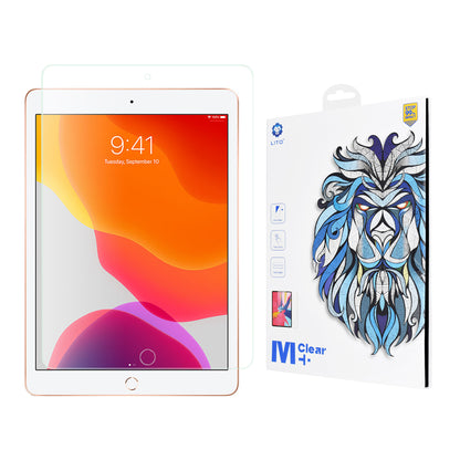 Folia ochronna na ekran Lito Classic do Apple iPad 10.2 (2021) / 10.2 (2020) / 10.2 (2019), szkło hartowane, pełna klejność, 2.5D