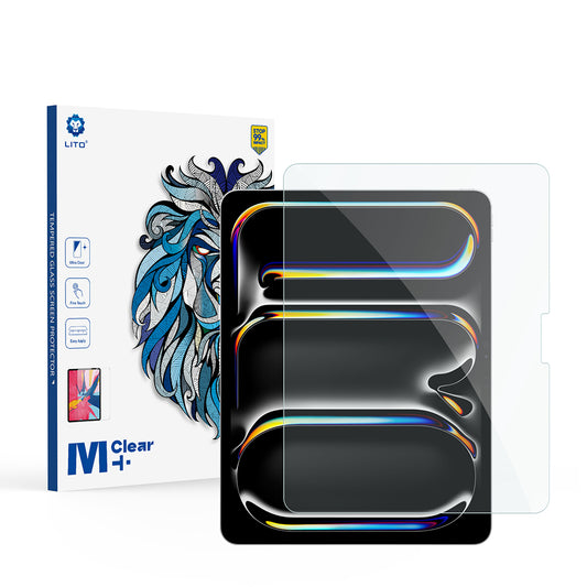 Folia ochronna na ekran Lito Classic do Apple iPad Air 13 (2026) / Pro 13 (2025), szkło hartowane, pełna klejność, 2.5D