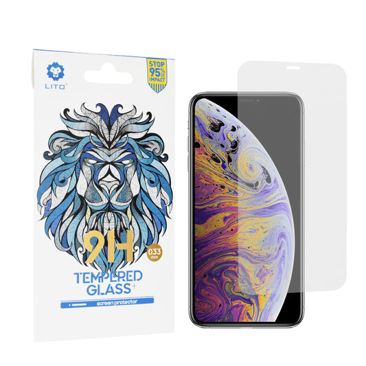 Folia ochronna na ekran Lito Classic do Apple iPhone 11 Pro Max / XS Max, szkło hartowane, pełna klej, 2.5D