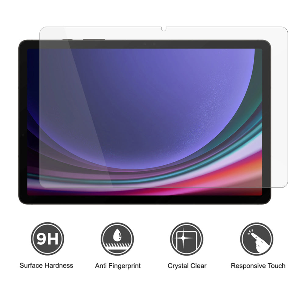 Folia ochronna na ekran Lito Classic do Samsung Galaxy Tab S10+ / Tab S9 FE+ / Tab S9+, szkło hartowane, pełna klej, 2.5D