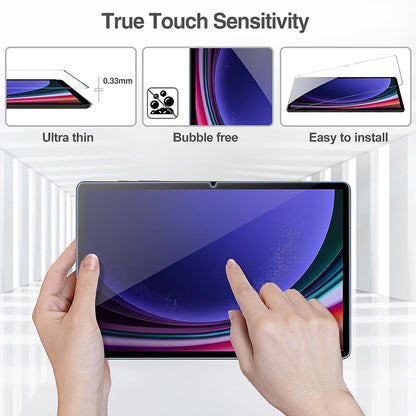Folia ochronna na ekran Lito Classic do Samsung Galaxy Tab S10+ / Tab S9 FE+ / Tab S9+, szkło hartowane, pełna klej, 2.5D