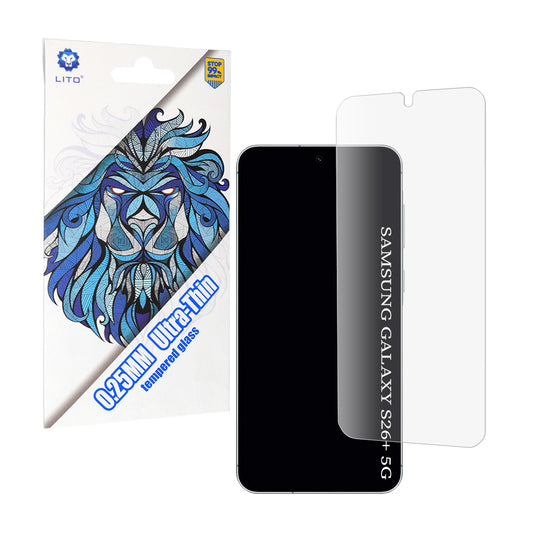 Folia ochronna na ekran Lito Classic Ultra Thin dla Samsung Galaxy S26 Plus, Szkło Hartowane, Pełne Klejenie, 2.5D