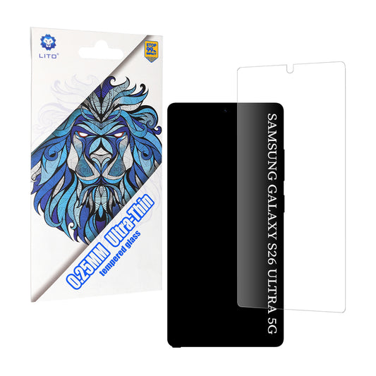 Folia ochronna na ekran Lito Classic Ultra Thin dla Samsung Galaxy S26 Ultra, Hartowane szkło, Pełne klejenie, 2.5D