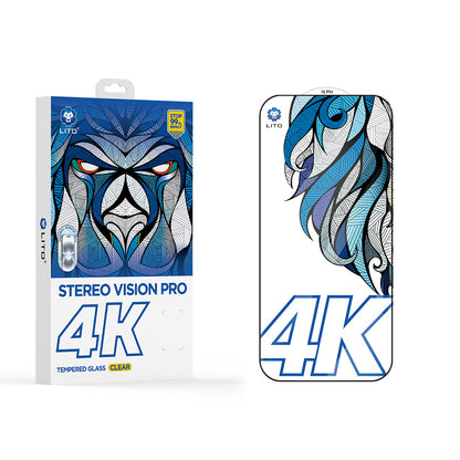 Folia ochronna na ekran Lito D+ Max 4K dla Apple iPhone 17 Air, Hartowane szkło, Pełne klejenie, Czarna