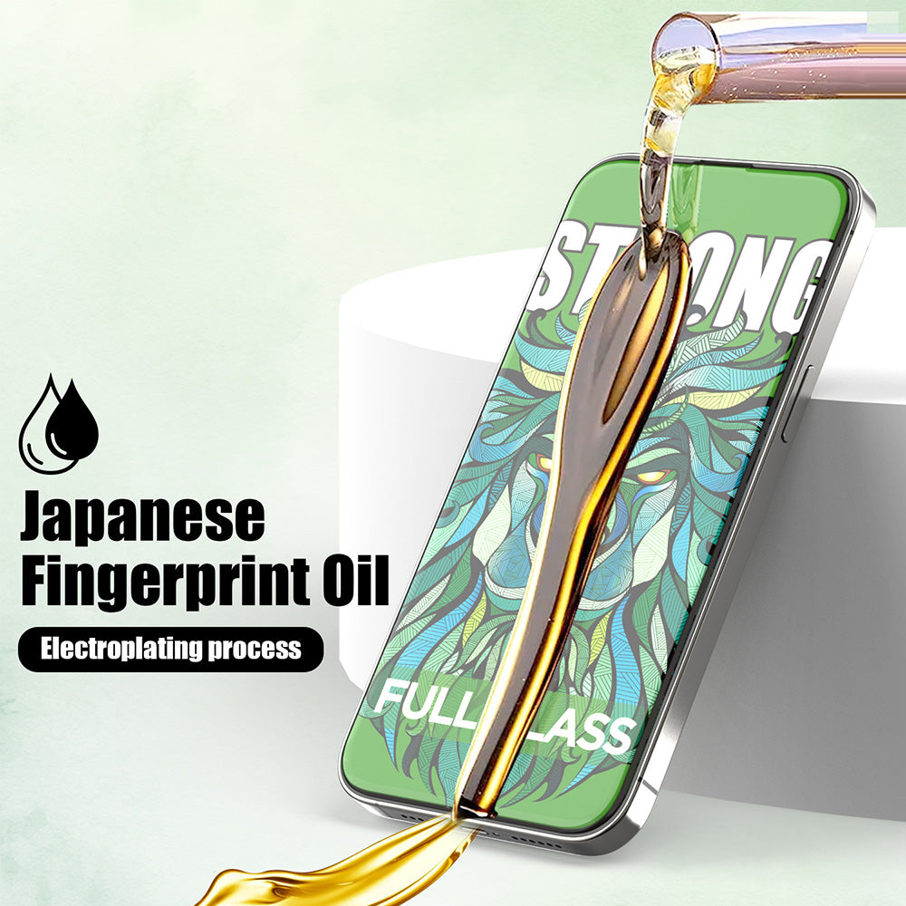 Folia ochronna na ekran Lito D+ Max Strong dla Apple iPhone 17 Air, Hartowane szkło, Pełne klejenie, Czarna