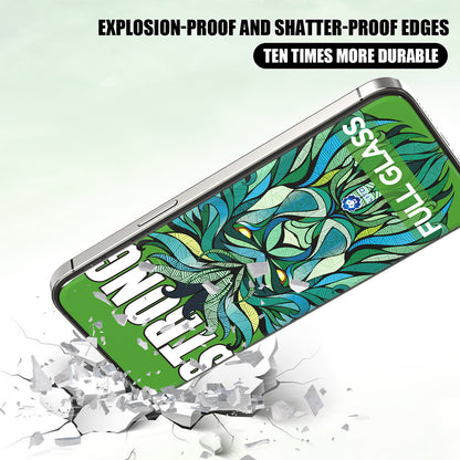 Folia ochronna na ekran zewnętrzny Lito D+ Max Strong do Apple iPhone Duo, szkło hartowane, pełna klej, czarna