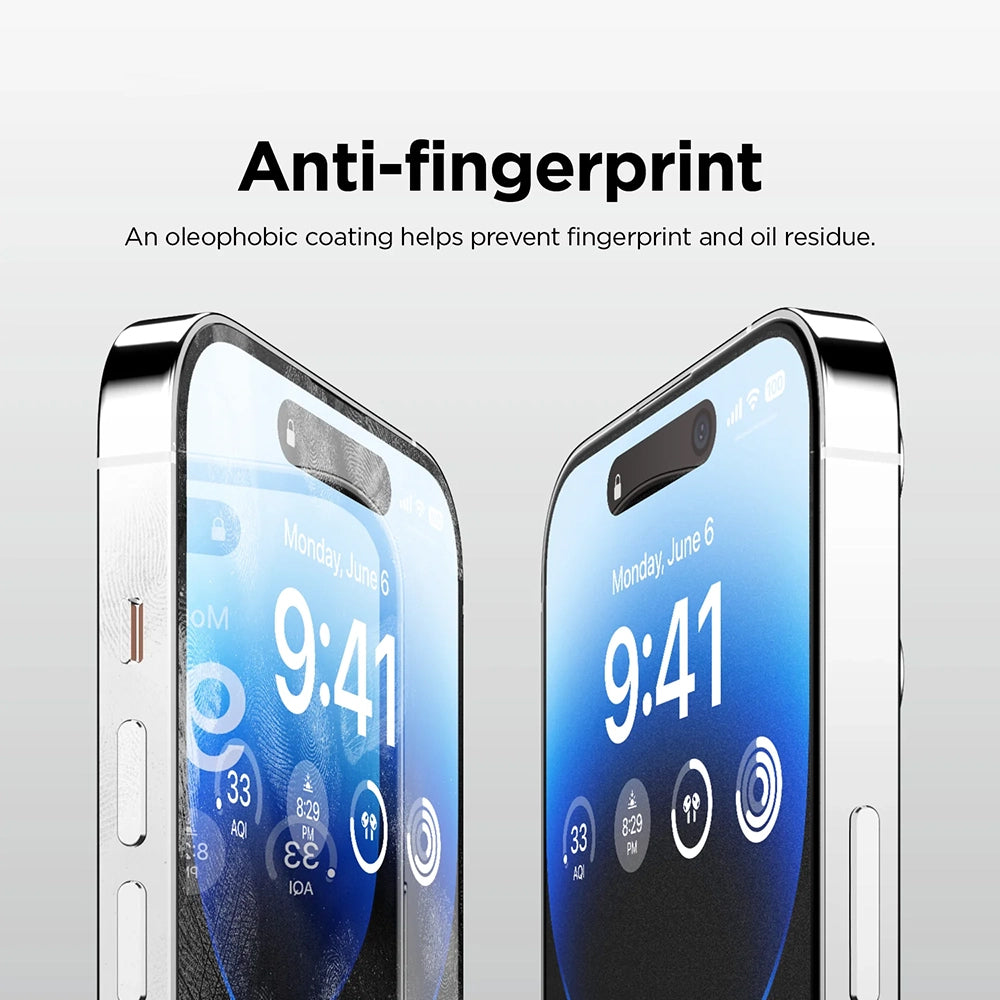 Matowa folia ochronna Anank 5X Reinforced na ekran dla Apple iPhone 17 Air, Hartowane szkło, Pełne klejenie, 2.5D, Czarna