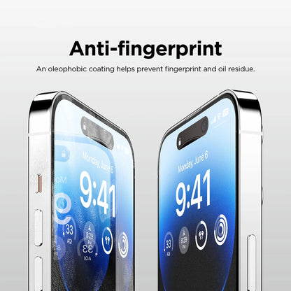 Matowa folia ochronna Anank 5X Reinforced na ekran dla Apple iPhone 17 Air, Hartowane szkło, Pełne klejenie, 2.5D, Czarna