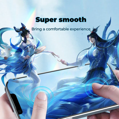 Matowa folia ochronna Anank 5X Reinforced na ekran dla Apple iPhone 17 Air, Hartowane szkło, Pełne klejenie, 2.5D, Czarna