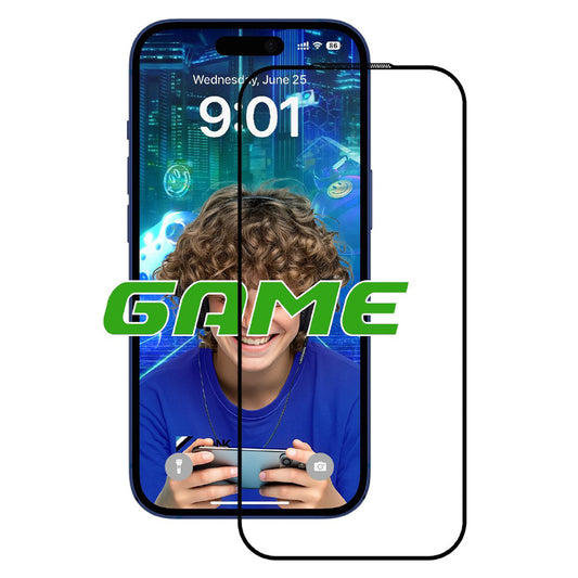 Folia ochronna Anank 5X Reinforced Matte Screen dla Apple iPhone 17 Pro Max, Hartowane szkło, Pełne klejenie, 2.5D, Czarna
