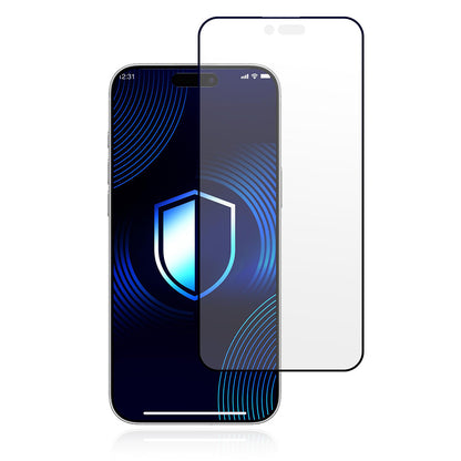 Matte Screen Protector 3MK HardGlass Max for Apple iPhone 17 Air, Tempered Glass, Full Glue, Black