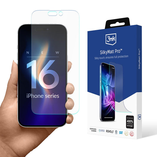 Matowa folia ochronna na ekran 3MK Silky Pro do Apple iPhone 16 Pro Max, plastikowa