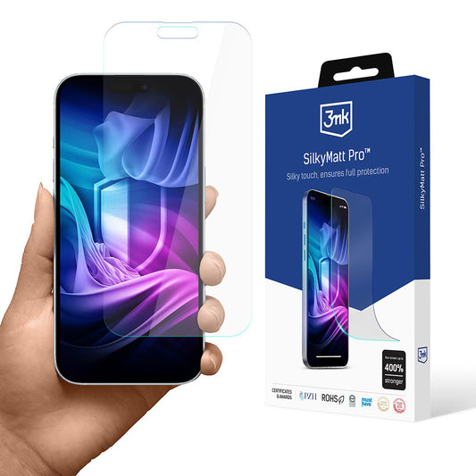 Folia ochronna Matte 3MK Silky Pro na ekran dla Apple iPhone 17 Pro Max, Plastikowa