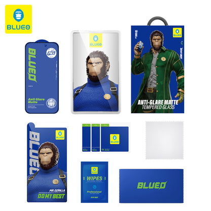 Folia ochronna Matte Blueo Anti-Glare na ekran dla Samsung Galaxy S26 S942, Hartowane szkło, Pełne klejenie, Czarna