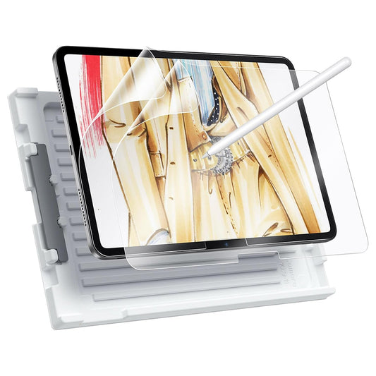 Folia ochronna Matte ESR Paper Feel do Apple iPad Air 13 (2025) / Air 13 (2024), Plastik, Pełne klejenie, Zestaw 2 sztuki