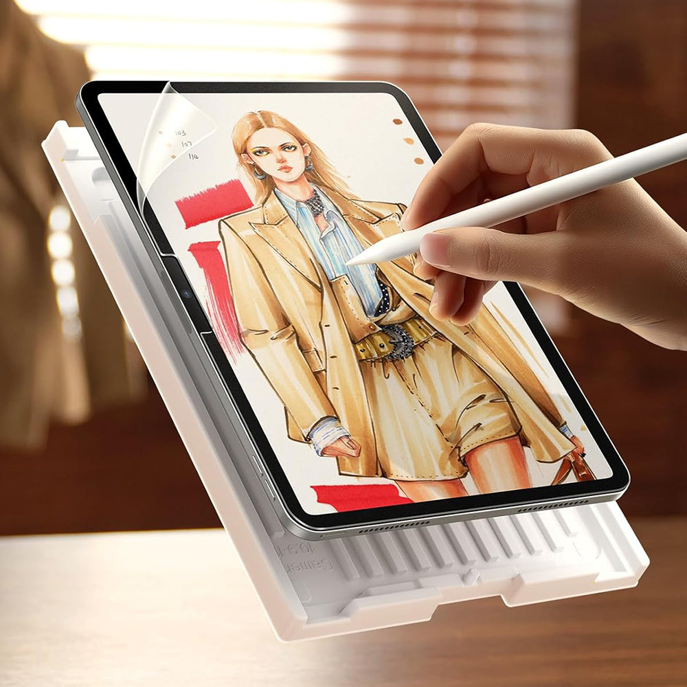 Matte ESR Paper Feel Screen Protector for Apple iPad Pro 13 (2024), Plastic, Set of 2 Pieces