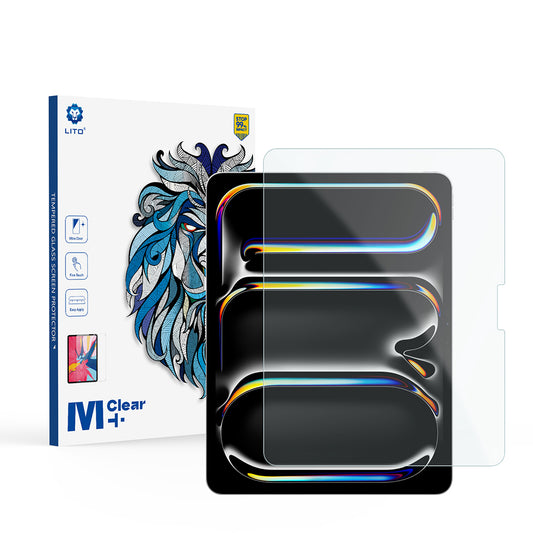 Matowa folia ochronna ekranu Lito Classic do Apple iPad Pro 13 (2024), szkło hartowane, pełna klej, 2.5D