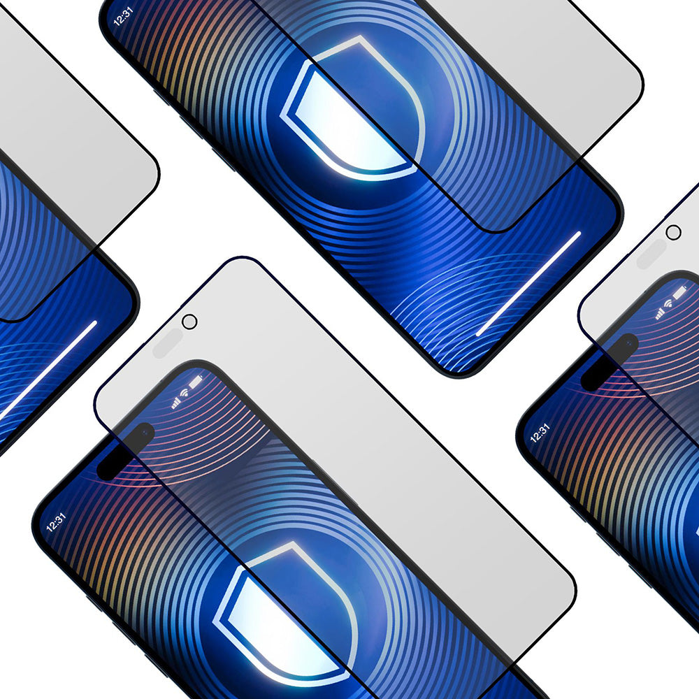 Folia ochronna Matte Privacy 3MK HardGlass Max do Apple iPhone 17 Pro, Hartowane szkło, Full Glue
