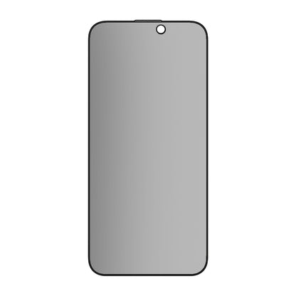 Matowa folia ochronna ekranu Privacy Blueo Anti-Peep do Apple iPhone 15 Pro, szkło hartowane, pełna klejność