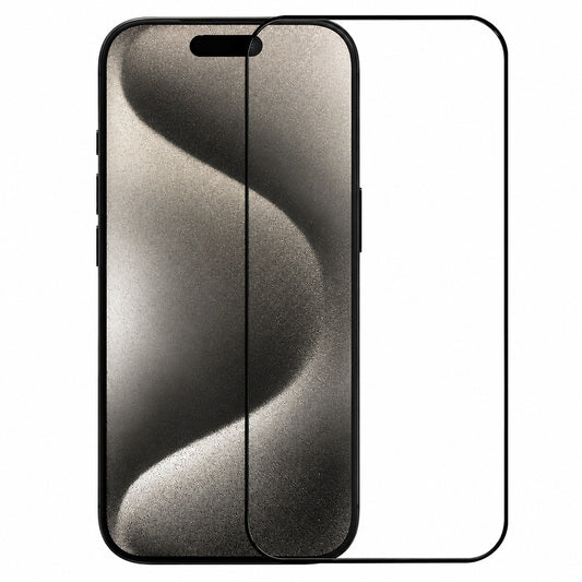 Folia ochronna na ekran Nillkin CP+ Pro do Apple iPhone 15 Pro Max, szkło hartowane, pełna warstwa kleju, czarna