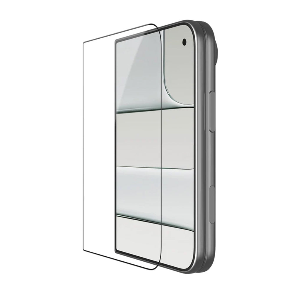 Folia ochronna na ekran zewnętrzny Nillkin CP+ Pro z aplikatorem do Apple iPhone Duo, szkło hartowane, pełny klej, czarna