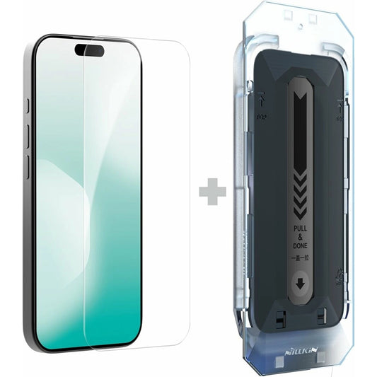 Folia ochronna na ekran Nillkin H+ Pro z aplikatorem do Apple iPhone 18 Pro Max / 17 Pro Max, szkło hartowane, pełna klejność