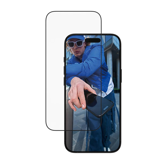 Folia ochronna do ekranu PanzerGlass Ultra-Wide Fit EasyAligner dla Apple iPhone 17 Air, Szkło Hartowane, Pełne Klejenie, Czarna