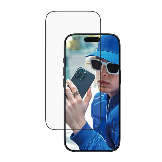 Folia ochronna do ekranu PanzerGlass Ultra-Wide Fit EasyAligner dla Apple iPhone 17 Pro, Szkło Hartowane, Pełne Klejenie, Czarna