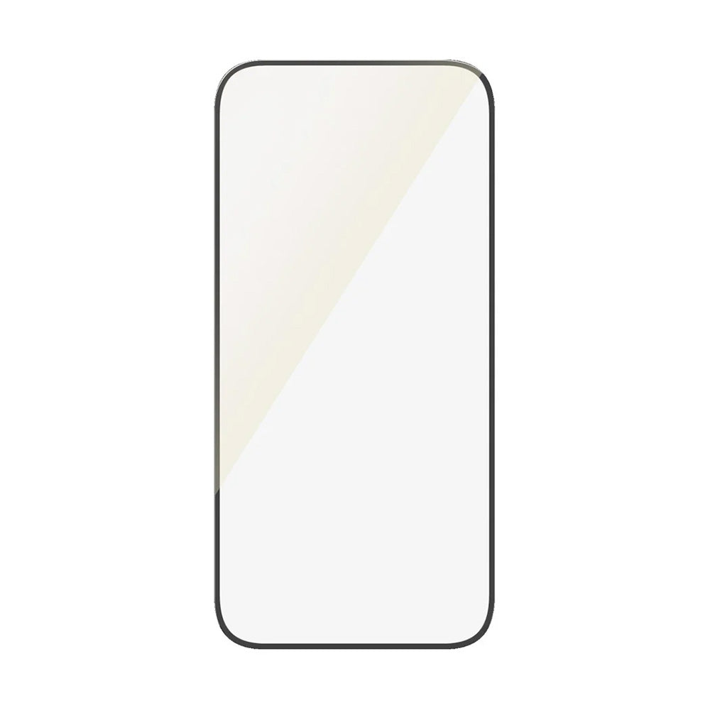 Folia ochronna do ekranu PanzerGlass Ultra-Wide Fit EyeCare dla Apple iPhone 16 / 15, Hartowane szkło, Pełne klejenie, Czarna