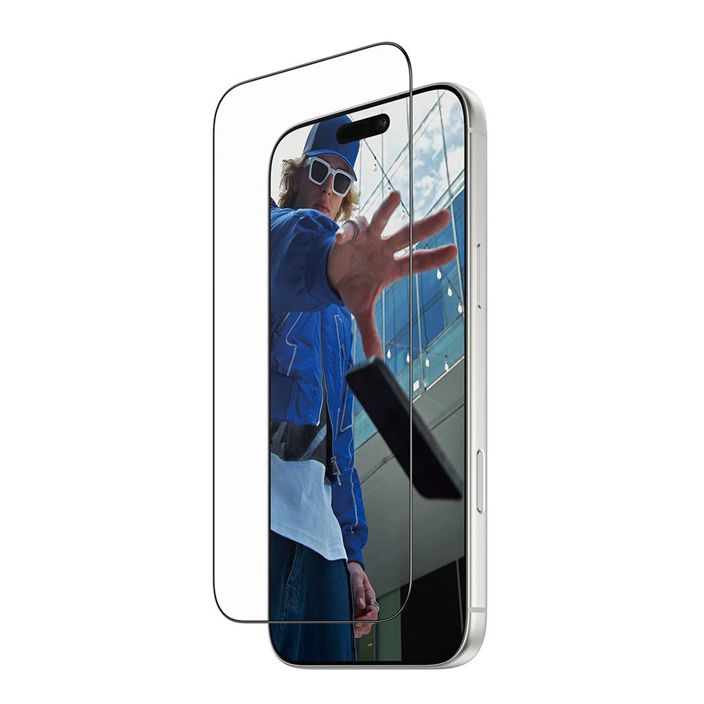 Folia ochronna do ekranu PanzerGlass Ultra-Wide Fit Fastfit dla Apple iPhone 17 Pro Max, Szkło Hartowane, Pełne Klejenie, Czarna