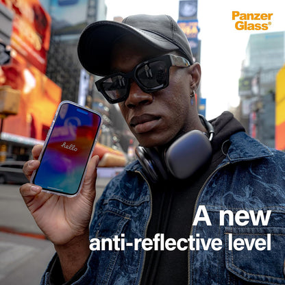 Folia ochronna do ekranu PanzerGlass Ultra-Wide Fit Fastfit dla Apple iPhone 17 Pro Max, Szkło Hartowane, Pełne Klejenie, Czarna