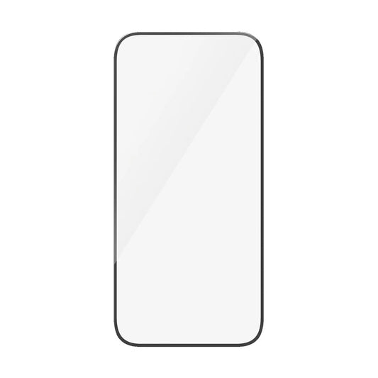 Folia ochronna na ekran PanzerGlass Ultra-Wide Fit dla Apple iPhone 16 Plus / 15 Plus, Hartowane szkło, Pełne klejenie, Czarna