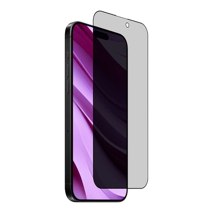 Folia ochronna na ekran Privacy Anank 2X Wzmocniona do Apple iPhone 15 Pro Max, Szkło hartowane, Pełna klej, 2.5D