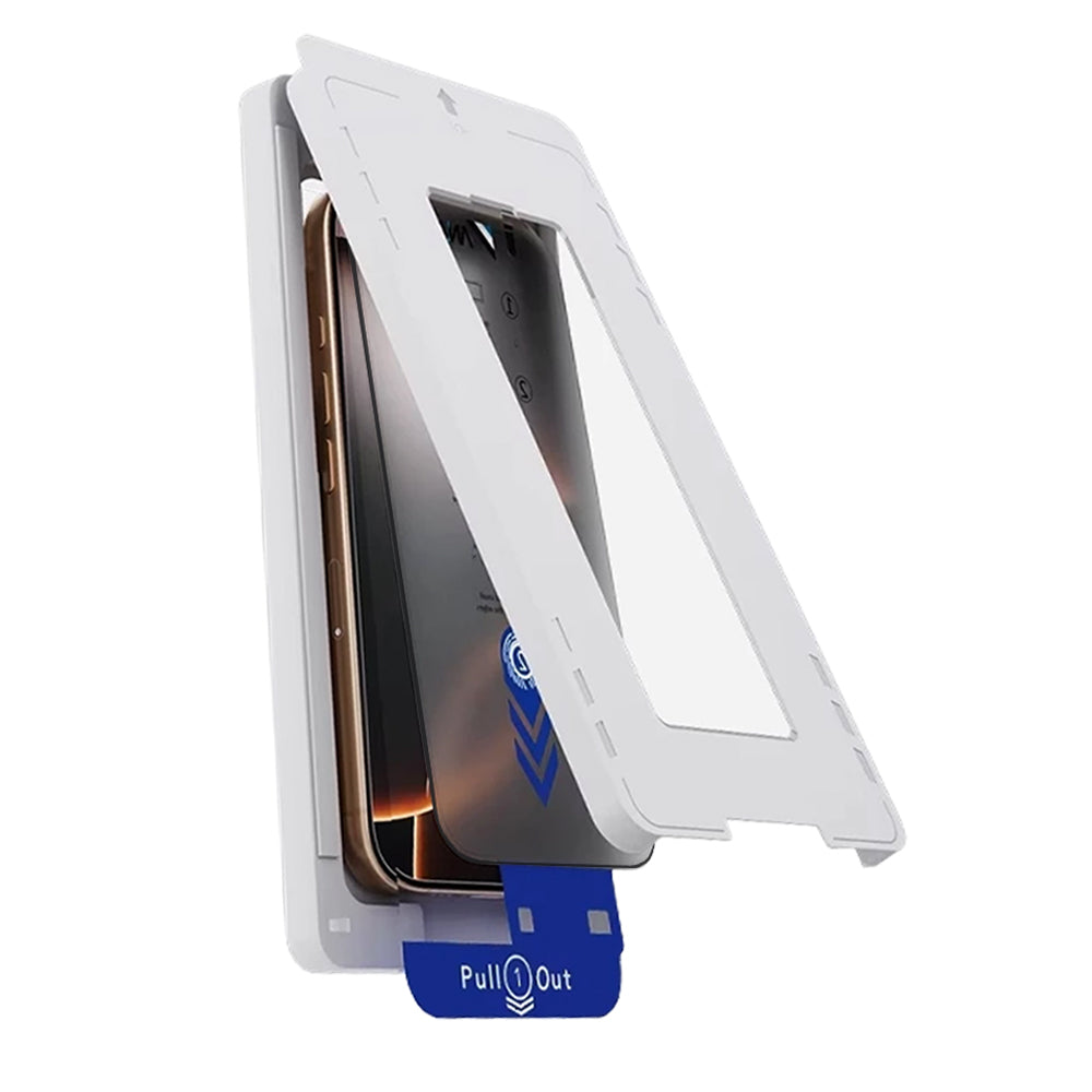 Folia ochronna na ekran Privacy Anank 2X Wzmocniona do Apple iPhone 15 Pro Max, Szkło hartowane, Pełna klej, 2.5D