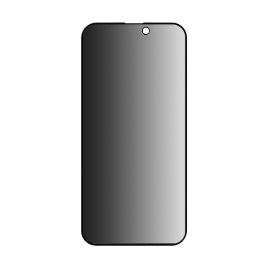 Folia ochronna na ekran Privacy Anank 3X Wzmocniona do Apple iPhone 15, Szkło hartowane, Pełny klej, 2.5D