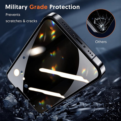 Folia ochronna Ecran Privacy Blueo Anti-Peep dla Apple iPhone 12 Pro Max, Szkło Hartowane, Full Glue