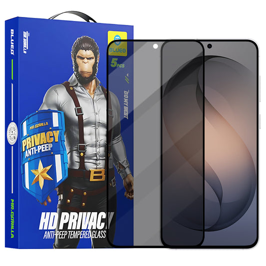 Folia ochronna Ecran Privacy Blueo Anti-Peep dla Samsung Galaxy S26 S942, Szkło Hartowane, Full Glue, Zestaw 5 sztuk