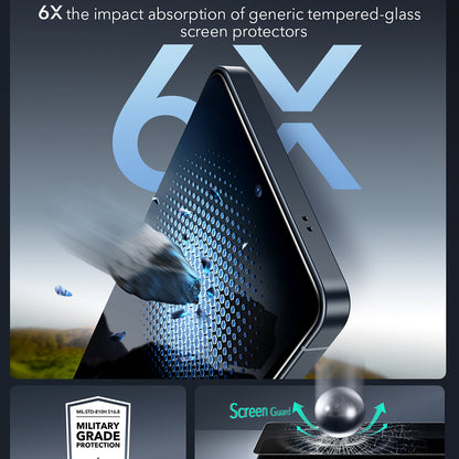 Folia ochronna Ecran Privacy ESR Armorite dla Samsung Galaxy S26 Ultra, Szkło Hartowane, Full Glue