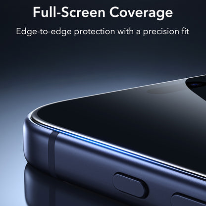 Folia ochronna na ekran Privacy ESR Armorite UltraFit do Apple iPhone 18 Pro, szkło hartowane, pełna warstwa kleju, zestaw 2 sztuki