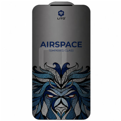 Folia ochronna na ekran Privacy Lito Airspace Border dla Apple iPhone 18 Pro / 17 Pro, szkło hartowane, pełna klejność