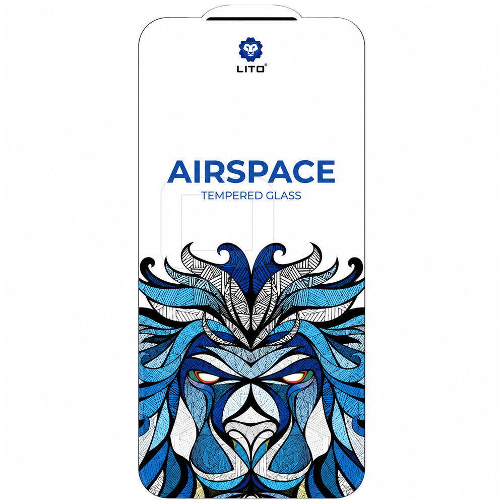 Folia ochronna na ekran Lito Airspace Border do Apple iPhone 18 Pro Max / 17 Pro Max, szkło hartowane, pełna klejność
