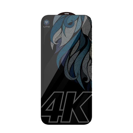 Folia ochronna Privacy Screen Lito D+ Max 4K dla Apple iPhone 17 Pro Max, Hartowane szkło, Pełne klejenie